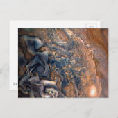 De wolken van Planet Jupiter dicht bij elkaar Briefkaart (Voorkant / Achterkant)