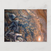 De wolken van Planet Jupiter dicht bij elkaar Briefkaart (Voorkant)