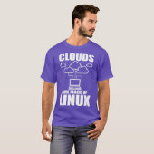 De wolken worden gemaakt van Linu Programmer Sys A T-shirt (Voorkant volledig)