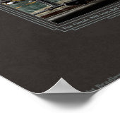 De wolken zullen spoedig tegen (30x20") rollen poster (Hoek)