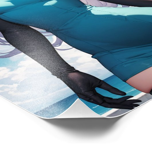 De wolkenfluisteraar foto afdruk (Hoek)