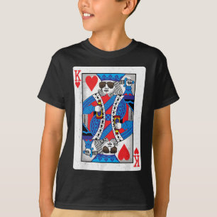 De wolkenkoning van de harten - Grappig pokernacht T-shirt