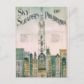De wolkenkrabbers van Philadelphia Briefkaart (Voorkant)
