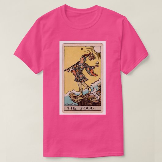 De wolkleurige versie van het Tarot licht T-shirt (Design voorkant)