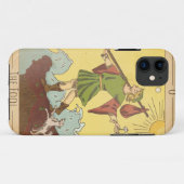 De wollige arcana tarotkaarthond in nood Case-Mate iPhone case (Achterkant (horizontaal))