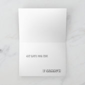 De wollige MammoetKaart van de Valentijnsdag Feestdagen Kaart (Binnen)