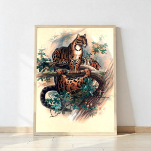 De wollige tijger poster