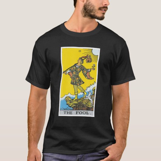 De wolTarot-kaart bedekt Beliefs Divination Magi T-shirt (Voorkant)