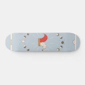 De woltarotkaart, esoterisch fortuin-dierentuin persoonlijk skateboard (Horizontaal)