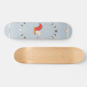 De woltarotkaart, esoterisch fortuin-dierentuin persoonlijk skateboard (Horizontaal)