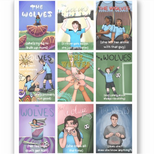 De Wolven Sticker #2 (Voorkant)