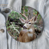 "De Woman van Chubby"™ blogknoop Ronde Button 6,0 Cm (In situ)