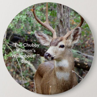 "De Woman van Chubby"™ blogknoop Ronde Button 6,0 Cm