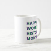 De WOMEN HISTORIE MAAND beker Koffiemok (Voorkant rechts)