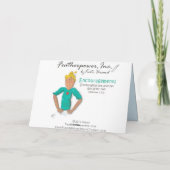 De Wonder van alles! Feestdagen Kaart (Achterkant)