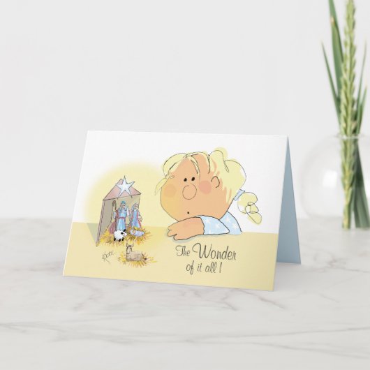 De Wonder van alles! Feestdagen Kaart (Voorkant)