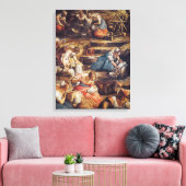 De wonderbaarlijke Herfst van Manna Canvas Afdruk (Insitu (Woonkamer))