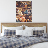 De wonderbaarlijke Herfst van Manna Canvas Afdruk (Insitu (Slaapkamer))