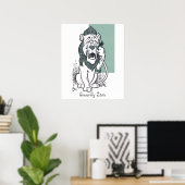 De wonderbaarlijke tovenaar van Oz Poster (Thuiskantoor)