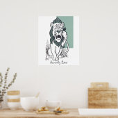 De wonderbaarlijke tovenaar van Oz Poster (Keuken)