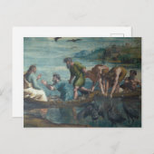 De wonderbaarlijke vangst van vis briefkaart (Voorkant / Achterkant)