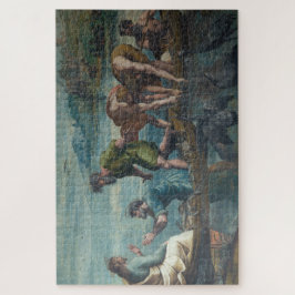 De wonderbaarlijke vangst van vis legpuzzel