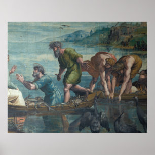 De wonderbaarlijke vangst van vis poster