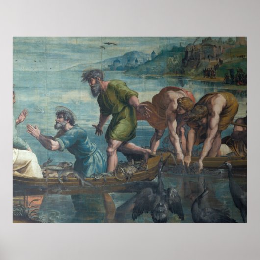 De wonderbaarlijke vangst van vis poster (Voorkant)