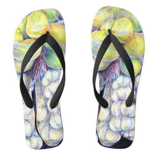 De wonderen van de natte markten, Singapore Teenslippers (Voetbed)