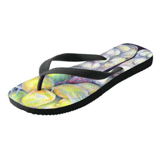 De wonderen van de natte markten, Singapore Teenslippers (Schuin)