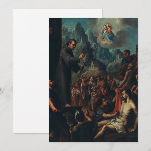 De wonderen van Saint Salvador van Horta Feestdagenkaart (Voorkant / Achterkant)