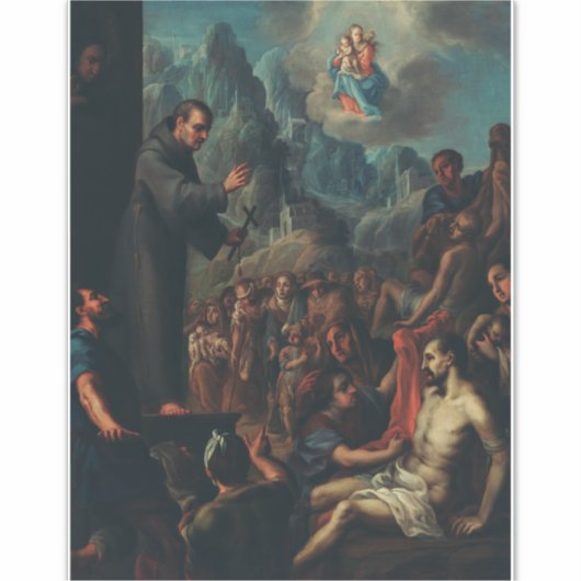 De wonderen van Saint Salvador van Horta Sticker (Voorkant)