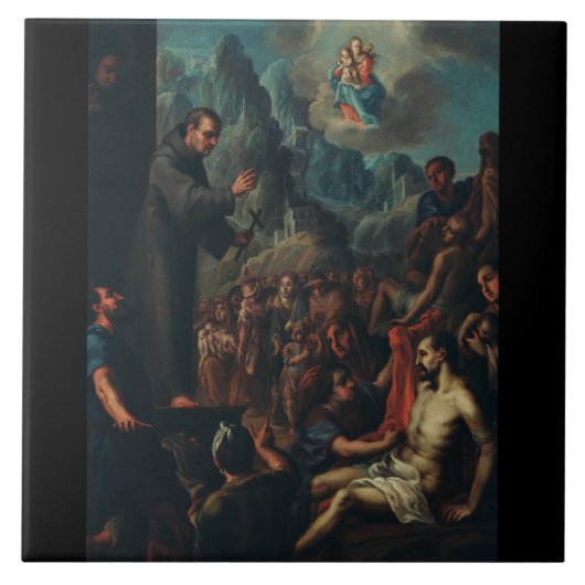 De wonderen van Saint Salvador van Horta Tegeltje (Voorkant)