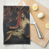 De wonderen van Saint Salvador van Horta Theedoek (Quarter Fold)