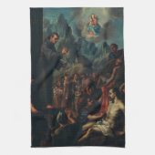 De wonderen van Saint Salvador van Horta Theedoek (Verticaal)