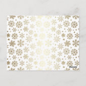 De wonderen van zijn liefde kerst 3 fotocollage briefkaart (Achterkant)