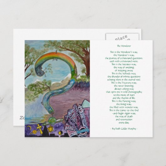 De Wonderer - door Ruth Calder Murphy - Briefkaart (Voorkant / Achterkant)