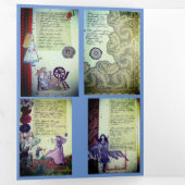 De Wondering Wanderer Drieluik Wenskaart (Binnenzijde eerst)