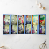 De Wondering Wanderer Drieluik Wenskaart (Binnen)