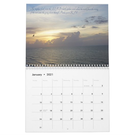 De Wonders van Natuur Kalender (Jan 2021)