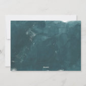 De Wonders's van Zijn Liefde Foto Blauwgroen Kerst Feestdagenkaart (Achterkant)