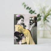 De Wont van de exploitant u me helpt deze vraag Ge Briefkaart (Staand voorkant)