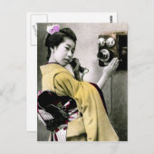 De Wont van de exploitant u me helpt deze vraag Ge Briefkaart (Voorkant / Achterkant)