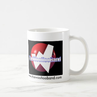De Woo Hoo Band-mok met zwarte logo Koffiemok