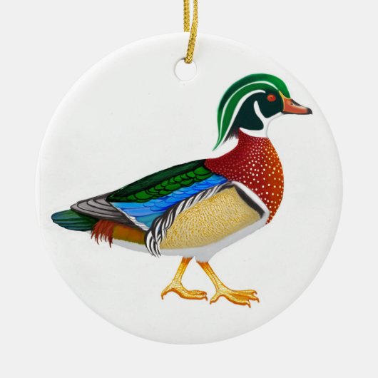 De Wood Duck Ornament (Voorkant)