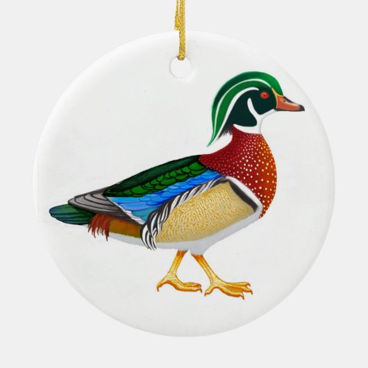 De Wood Duck Ornament (Achterkant)