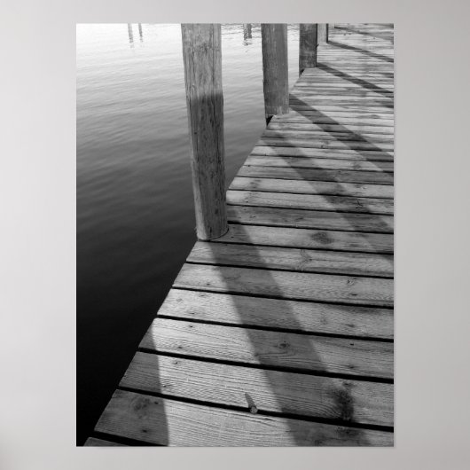 De Wooden Boat Dock Poster (Voorkant)