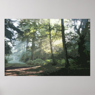 DE WOODLAND PATH 4 POSTER
