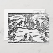 De Woody Choristers of de vogelharmonie Briefkaart (Voorkant / Achterkant)