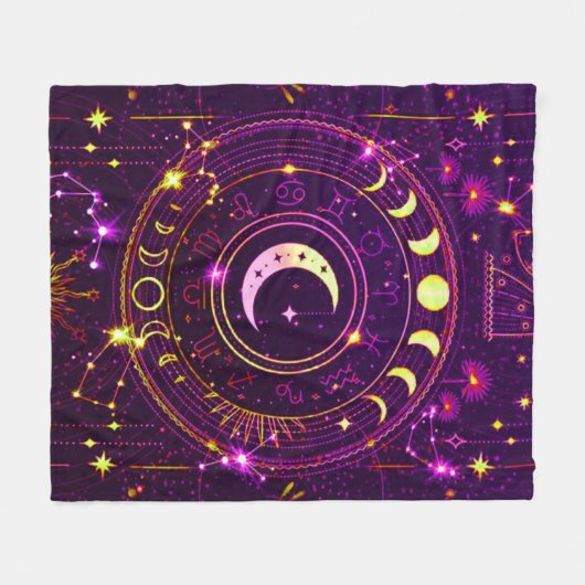 De woorden fleece deken (Voorkant (Horizontaal))